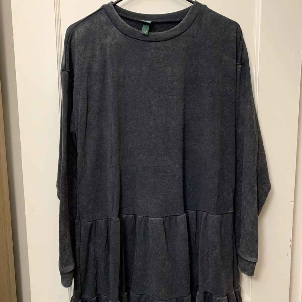 WILD FABLE dark gray mid length dress